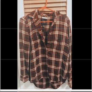 American eagle button flannel